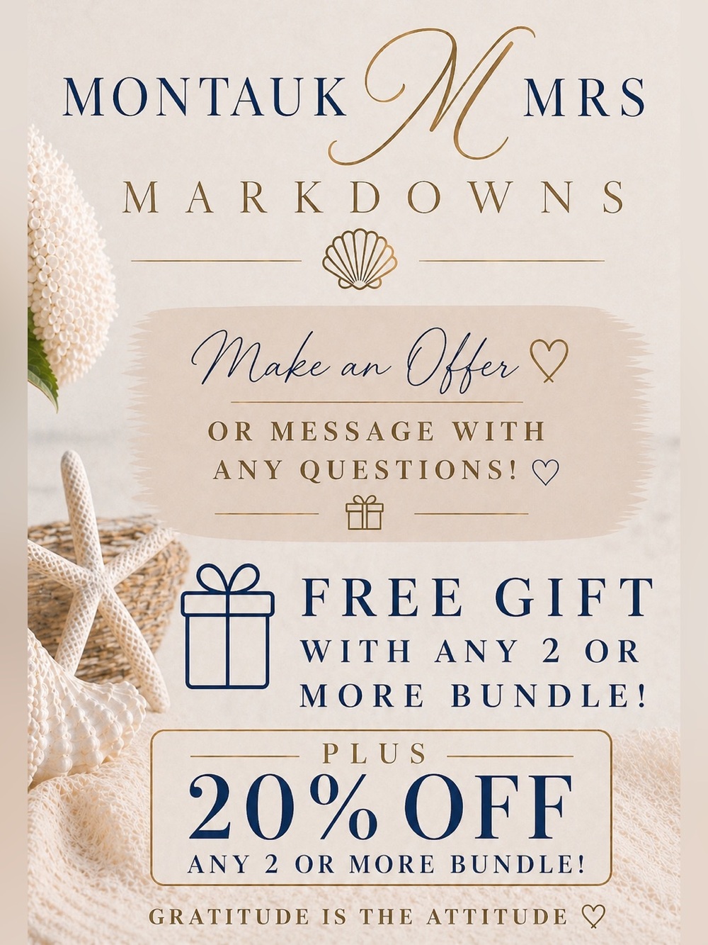 Montauk Mrs Markdowns | Closet Info | Bundle Perks ✨🐚✨